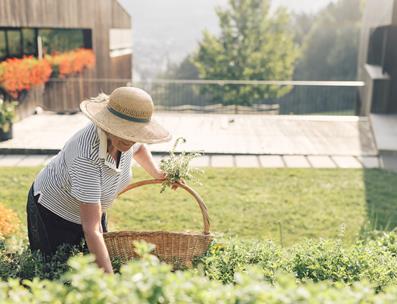 Greti at the Herbs Farm