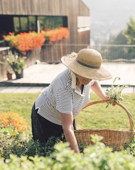 Greti at the Herbs Farm